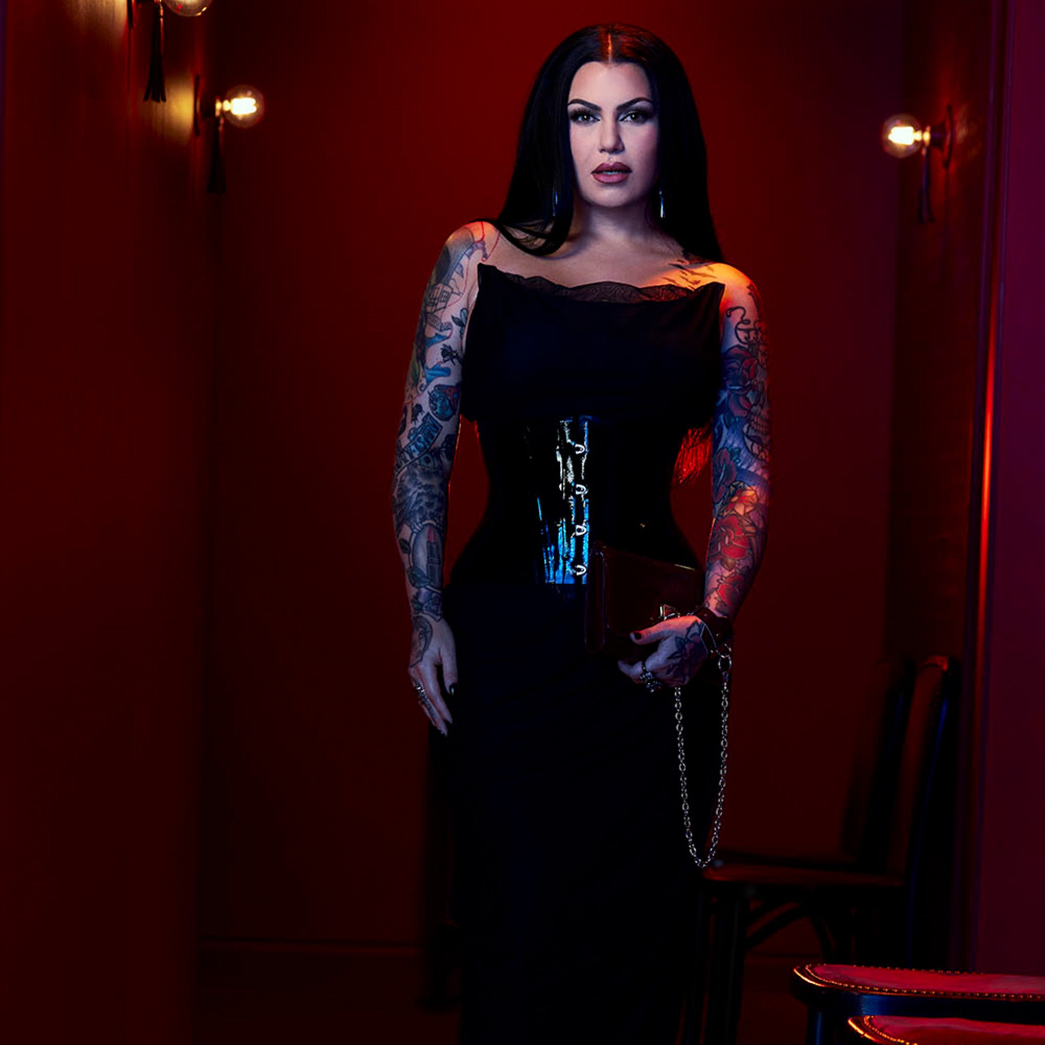 Fatally Yours II Wrist Cuff Clutch