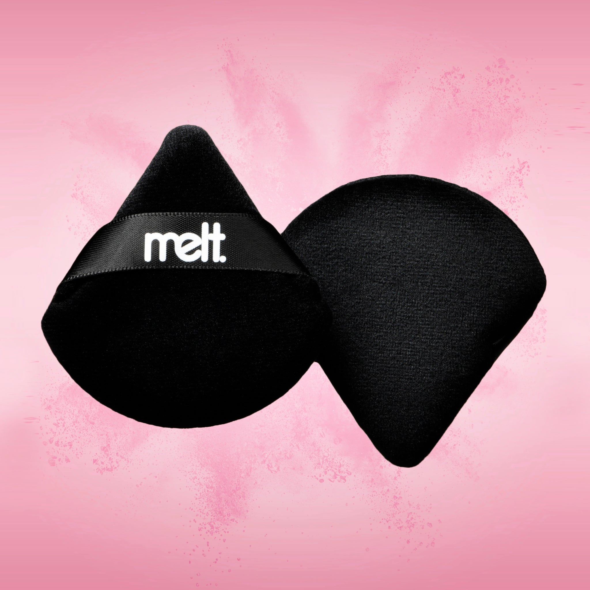 Polyester Powder Puff Velour Powder Puff - 6 Pieces