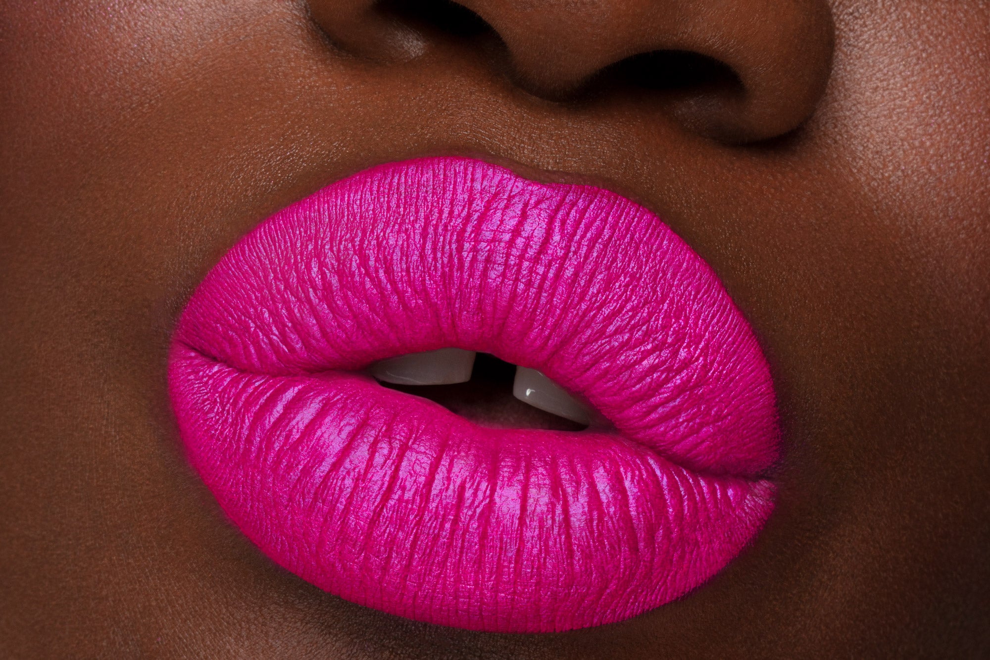 Neon Red Matte Liquid Lipstick. Magenta Red Lipstick Bright 